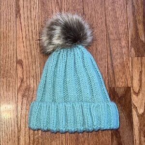 NEVER WORN Teal Winter Beanie Hat Women’s OS